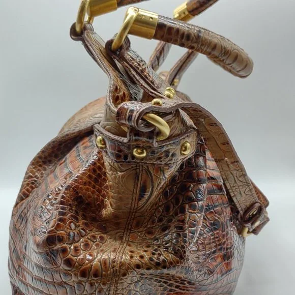 Brahmin 🌲Dagny Satchel Toasted Almond - Picture 2 of 11